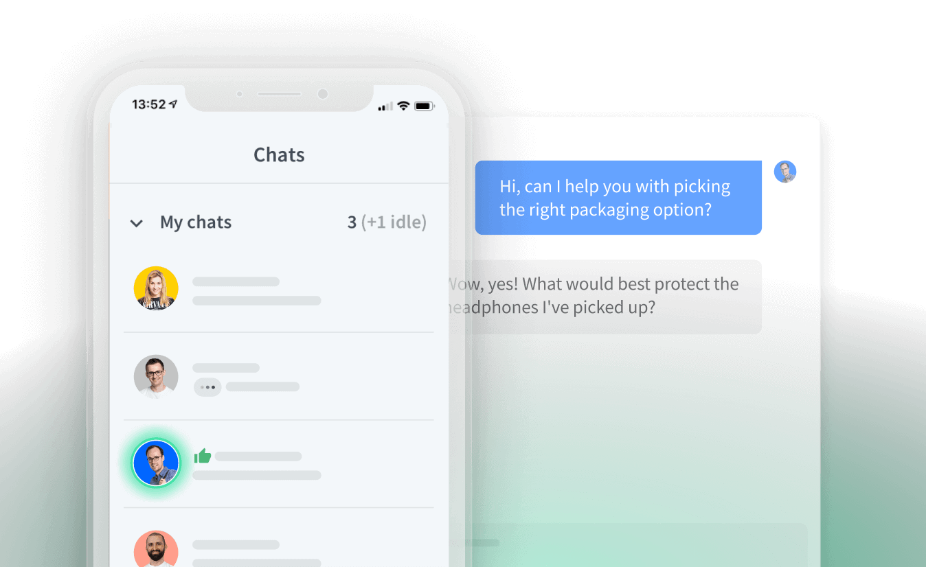 Fully accessible chat widget