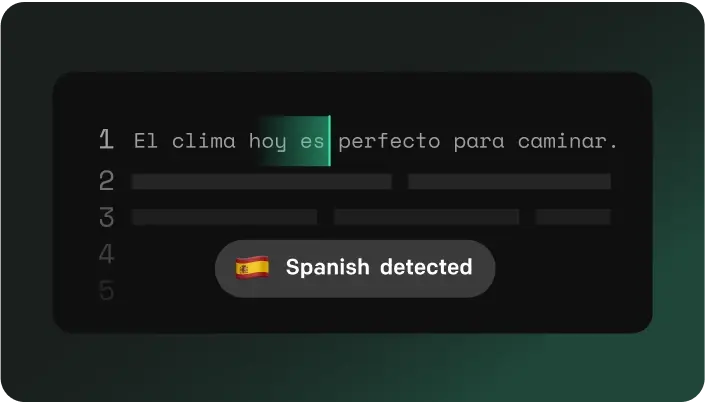 Language Detector's banner