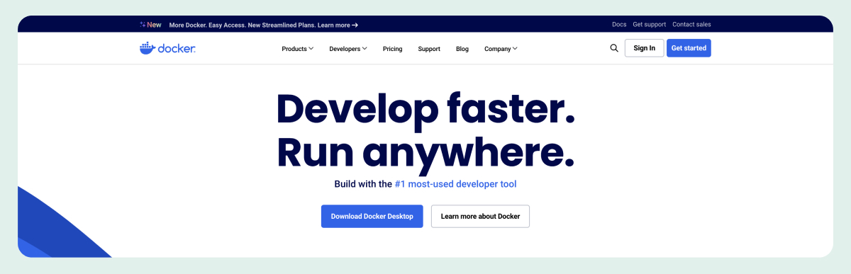 Docker website