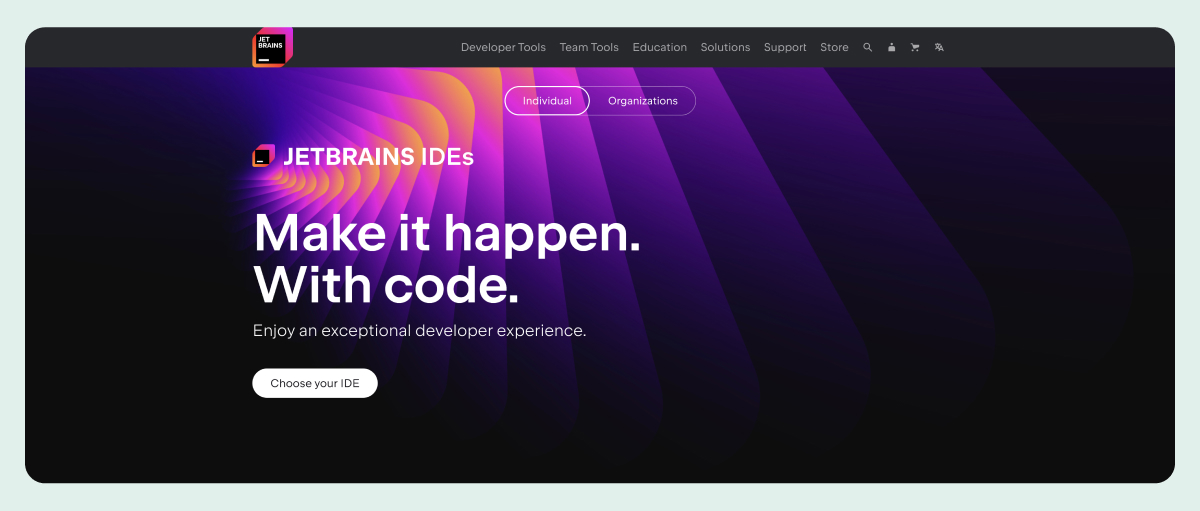 JetBrains IDEs website